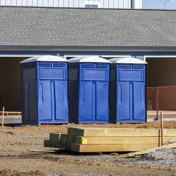 Heavy-duty construction site porta potty in Bel Air, Maryland